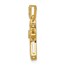 10K Yellow Gold 1/10ct. Diamond Fancy Cross Pendant - 23 mm