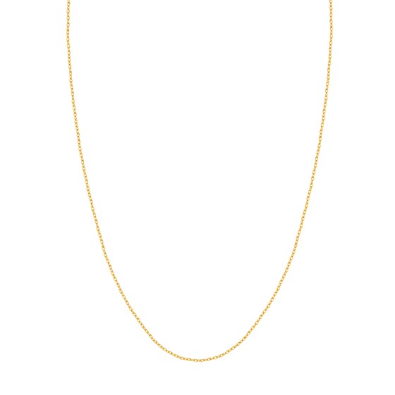 10K Yellow Gold 1.2 mm Rope Chain Lobster Clasp - 18in