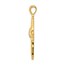 10K Yellow Gold 1/20ct. Diamond Cross Pendant - 32.5 mm