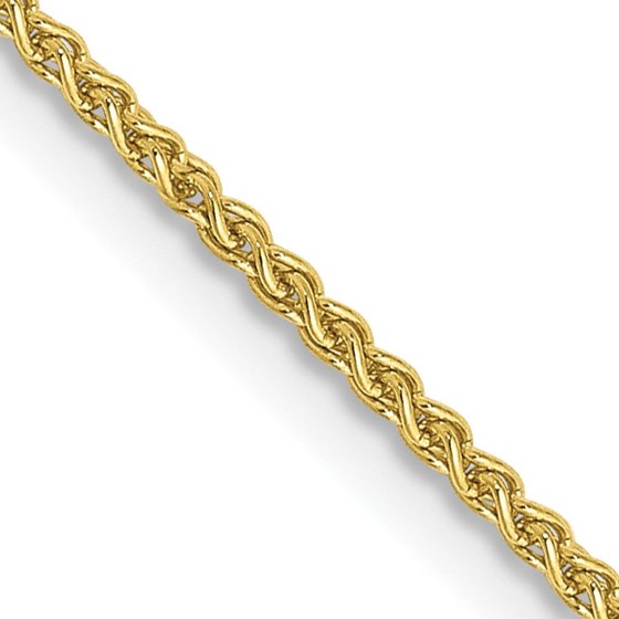 10K Yellow Gold 1.25mm Spiga Chain - 22 in. 10K Yellow Gold 1.25mm Spiga Chain - 22 in.
