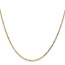 10K Yellow Gold 1.3mm D/C Cable Chain - 20 in.