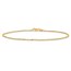 10K Yellow Gold 1.3mm D/C Cable Chain - 9 in.