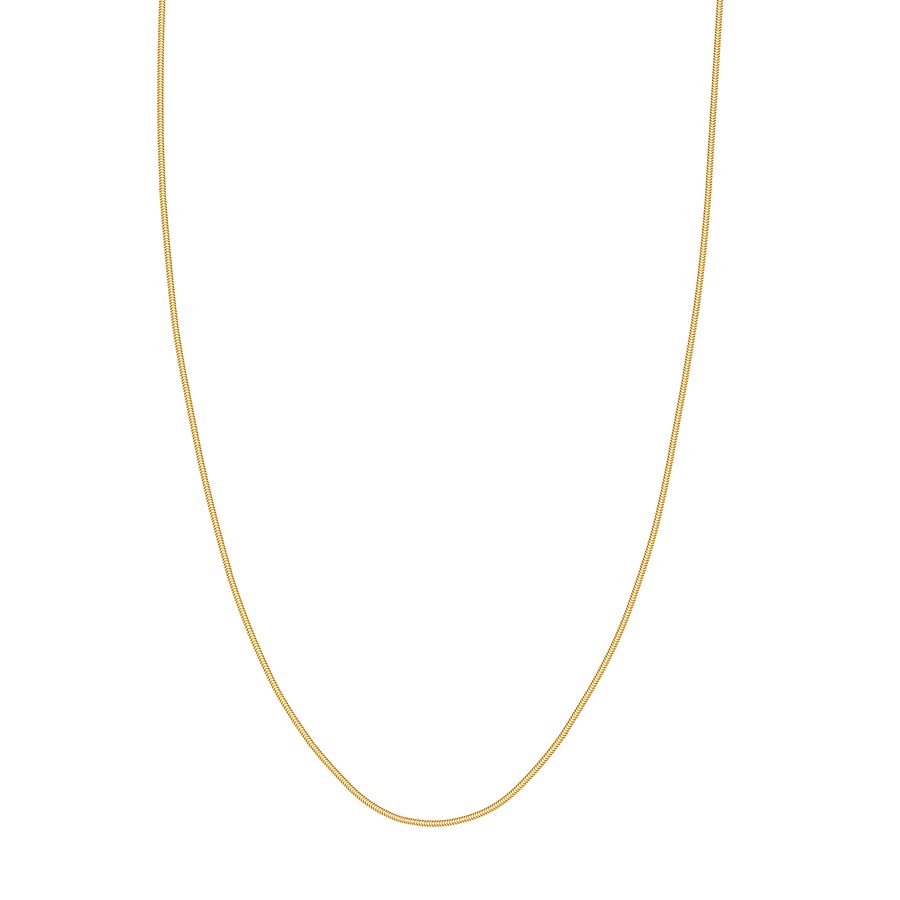 10K Yellow Gold 1.4 mm Snake Chain with Lobster Clasp - 18in.