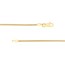 10K Yellow Gold 1.4 mm Snake Chain with Lobster Clasp - 18in.