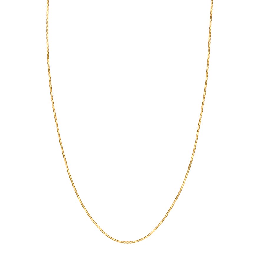 10K Yellow Gold 1.4 mm Snake Chain with Lobster Clasp - 24in.