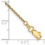 10K Yellow Gold 1.45mm D/C Cable Chain Anklet - 9 in.