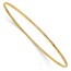 10K Yellow Gold 1.5mm Diamond-Cut Slip-on Bangle Bracelet - 8 in.