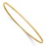 10K Yellow Gold 1.5mm Slip-on Bangle Bracelet - 8 in.