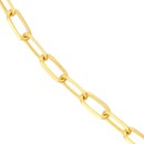 10K Yellow Gold 1.95 mm Diamond Cut Paperclip Chain - 20in.