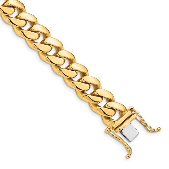 10K Yellow Gold 10.7mm Miami Cuban Link Bracelet - 8.25 in. 10K Yellow Gold 10.7mm Miami Cuban Link Bracelet - 8.25 in.