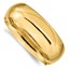 10K Yellow Gold 13/16 Hinged Bangle Bracelet - 7 in.