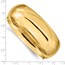 10K Yellow Gold 13/16 Hinged Bangle Bracelet - 7 in.