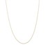 10K Yellow Gold 1mm Carded Singapore Chain - 16 in.