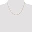 10K Yellow Gold 1mm Carded Singapore Chain - 18 in.