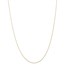 10K Yellow Gold 1mm Carded Singapore Chain - 18 in.