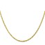 10K Yellow Gold 2.0mm Extra-Light D/C Rope Chain - 9 in.