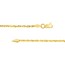 10K Yellow Gold 2.15 mm DC Rope Chain with Lobster Clasp - 16in.