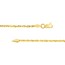 10K Yellow Gold 2.15 mm DC Rope Chain with Lobster Clasp - 24in.