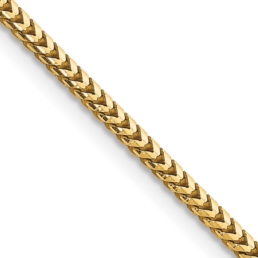 10K Yellow Gold 2.5mm Franco Chain - 20 in.