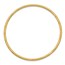 10K Yellow Gold 2.5mm Grooved Slip-on Bangle - 8 in.