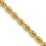 10K Yellow Gold 2.5mm Regular Rope Chain - 22 in.