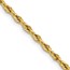 10K Yellow Gold 2.5mm Semi-Solid Rope Chain - 16 in.