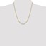 10K Yellow Gold 2.5mm Semi-Solid Rope Chain - 22 in.