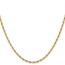 10K Yellow Gold 2.5mm Semi-Solid Rope Chain - 22 in.