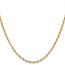 10K Yellow Gold 2.5mm Semi-Solid Rope Chain - 24 in.
