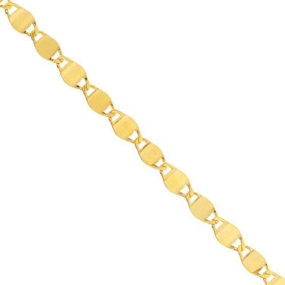 10K Yellow Gold 2.7 mm Diamond Cut Valentino Chain - 16in.