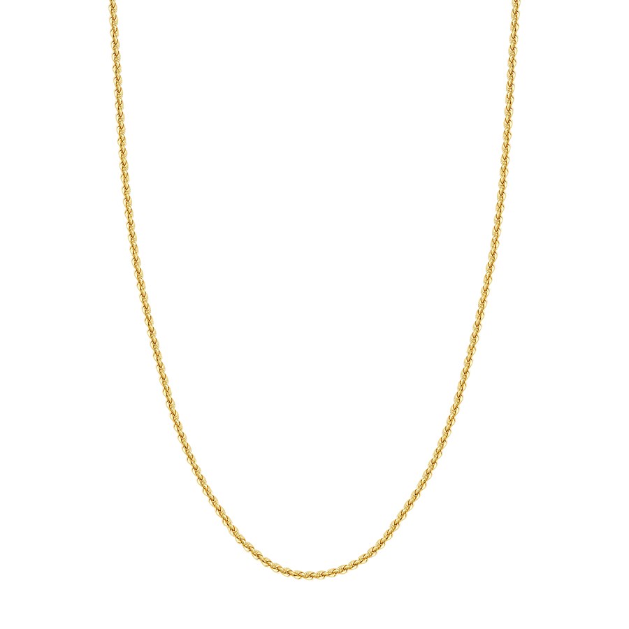 10K Yellow Gold 2.9 mm Rope Chain with Lobster Clasp - 22in.
