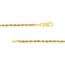 10K Yellow Gold 2 mm Rope Chain with Lobster Clasp - 22in.
