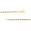 10K Yellow Gold 2 mm Rope Chain with Lobster Clasp - 24in.