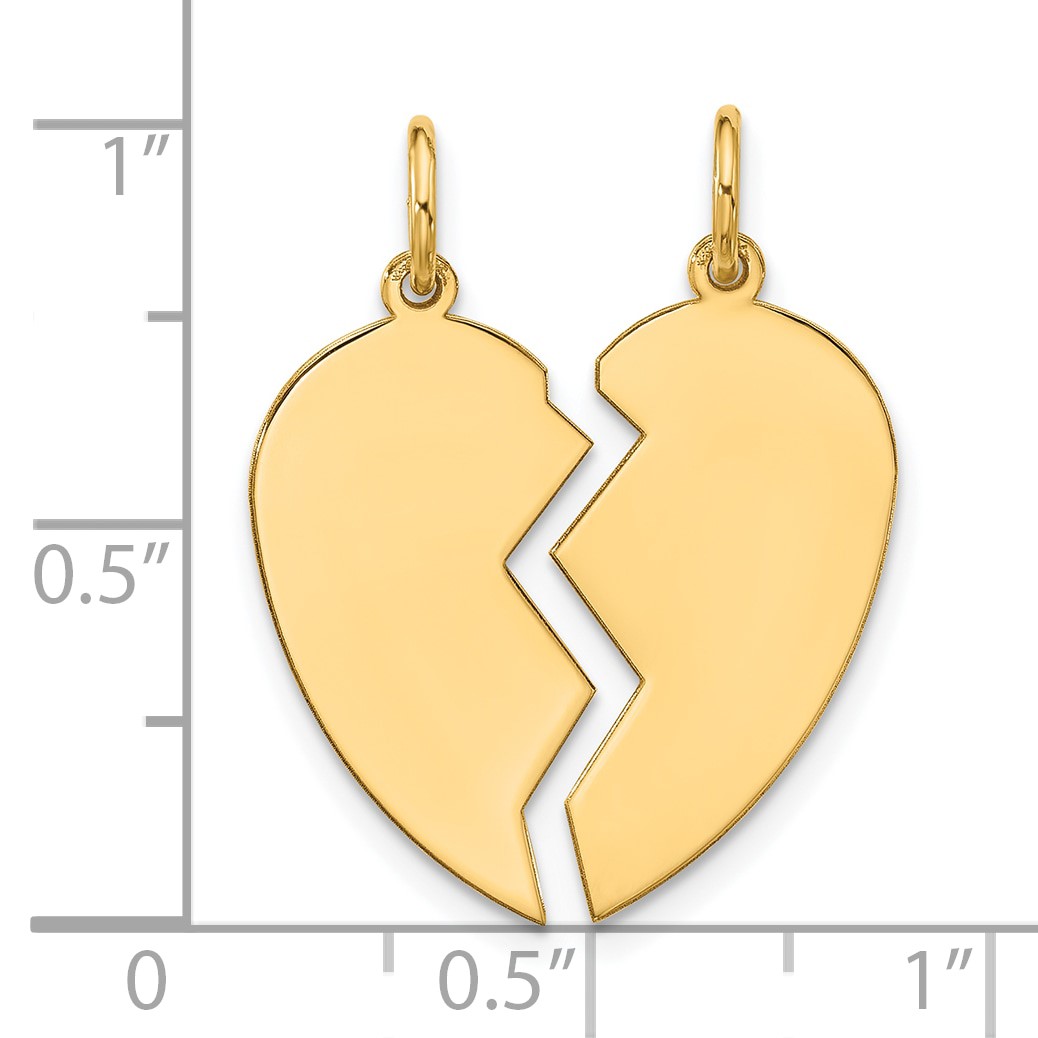 14K Yellow Gold 3D Airplane Charm Pendant - High Polish, Ascending Aircraft Design - View #5