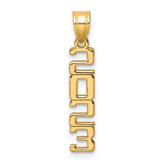 10K Yellow Gold 2023 Graduation Charm - 25.2 mm 10K Yellow Gold 2023 Graduation Charm - 25.2 mm