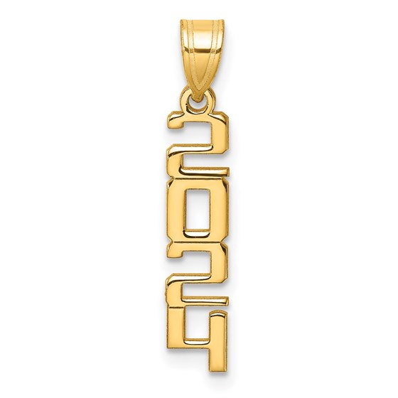 10K Yellow Gold 2024 Graduation Charm - 25.7 mm 10K Yellow Gold 2024 Graduation Charm - 25.7 mm