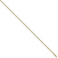 10K Yellow Gold 2mm Semi-solid D/C Rope Chain - 28 in.