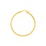 10K Yellow Gold 2mm x 40mm Polished Round Tube Hoop Earrings