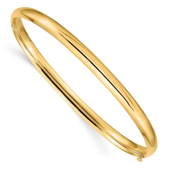 10K Yellow Gold 3/16 High Bangle Bracelet - 7.25 in. 10K Yellow Gold 3/16 High Bangle Bracelet - 7.25 in.