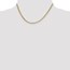 10K Yellow Gold 3.1mm Lightweight Flat Cuban Chain - 16 in.
