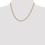 10K Yellow Gold 3.1mm Lightweight Flat Cuban Chain - 18 in.