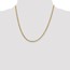 10K Yellow Gold 3.1mm Lightweight Flat Cuban Chain - 20 in.