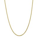 10k Yellow Gold 3.2 mm Diamond-cut Rope Chain - 28 in.