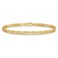 10K Yellow Gold 3.2mm Semi-Solid Anchor Chain - 8 in.