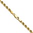 10K Yellow Gold 3.5mm Semi-solid D/C Rope Chain - 26 in.