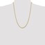 10K Yellow Gold 3.5mm Semi-Solid Rope Chain - 24 in.
