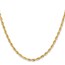 10K Yellow Gold 3.5mm Semi-Solid Rope Chain - 28 in.