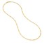 10K Yellow Gold 3.9 mm Light Figaro Chain w Lobster Clasp - 20in