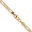 10K Yellow Gold 3mm Concave Figaro Chain - 26 in.