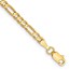 10K Yellow Gold 3mm Concave Figaro Chain - 9 in.